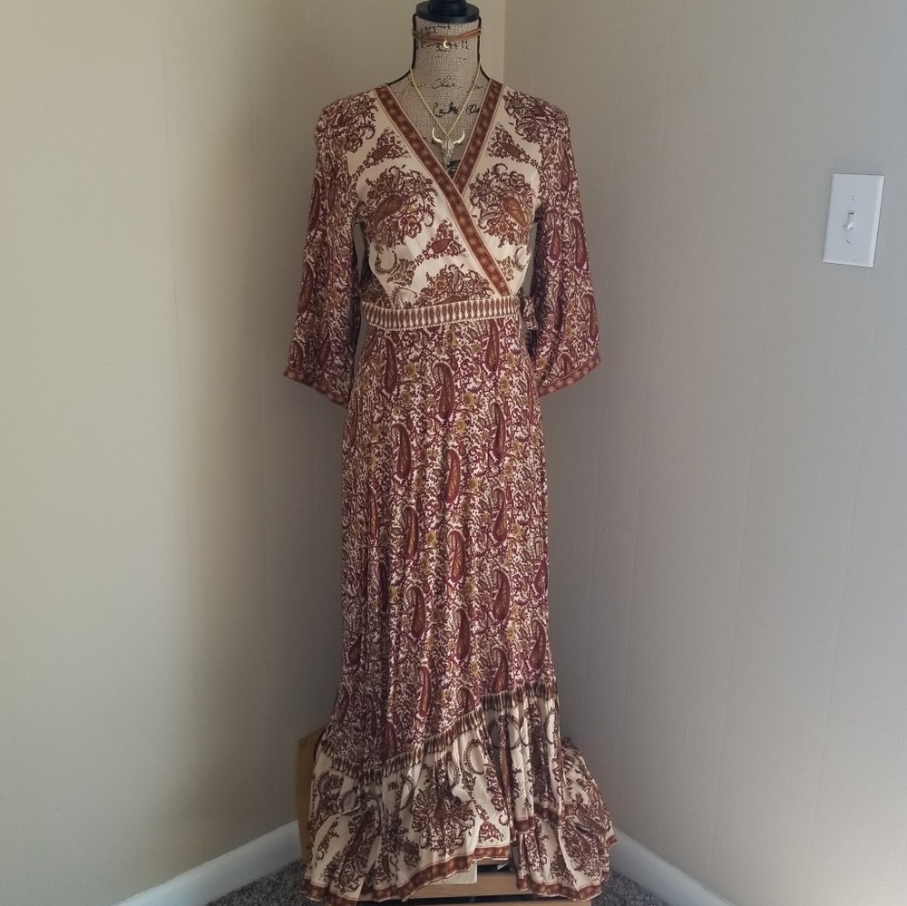Arnhem Magnolia Wrap Dress